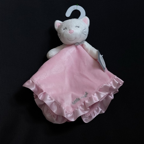 😻NWT MINT HTF Carter’s kitty baby girl LITTLE ANGEL security blanket pink (Q6) - Picture 2 of 5